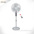 Ventilador de pedestal grande para exteriores móvil de 16 pulgadas Ventilador de pie de alta velocidad y alta calidad con control remoto y temporizador